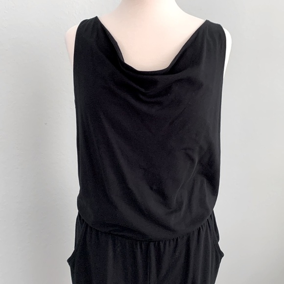 Garnet Hill Drape-neck Easy Knit Jumpsuit - Picture 3 of 12